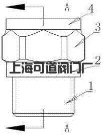止回阀 一种简易止回阀的制作方法