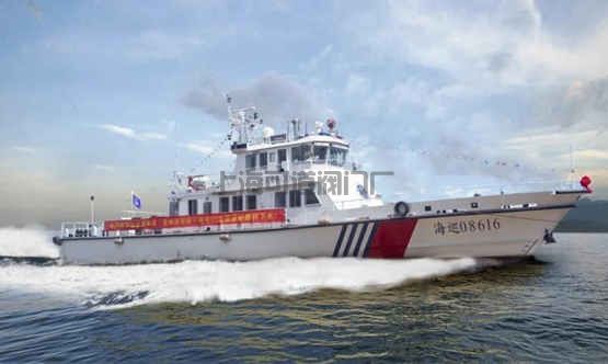 亚光科技为福建海事局建造沿海30米巡逻艇“海巡08616”顺利下水(图1)